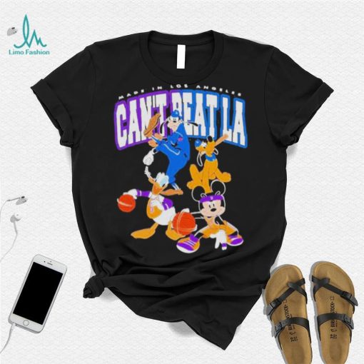 Mickey Mouse And Friends Made In Los Angeles Can’t beat LA Disney Shirt