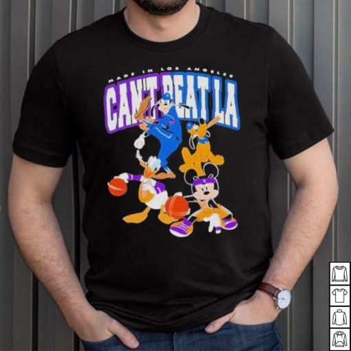 Mickey Mouse And Friends Made In Los Angeles Can’t beat LA Disney Shirt