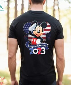 Mickey Mouse Red Blue Fireworks Happy 4th Of July 2023 Tshirts