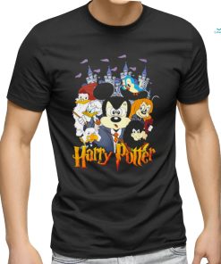 Mickey Mouse and Duck Donald Harry Potter shirt