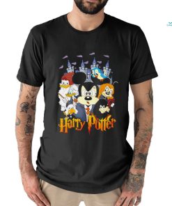 Mickey Mouse and Duck Donald Harry Potter shirt
