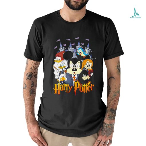 Mickey Mouse and Duck Donald Harry Potter shirt