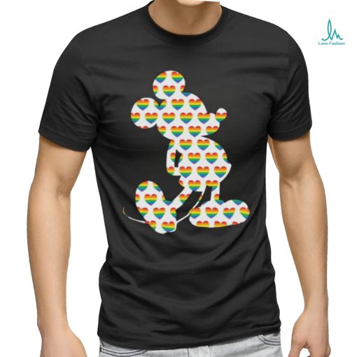 Mickey Pride Mickey Pride Hearts Mickey LGBTQ Shirt