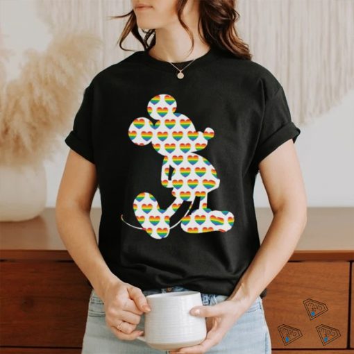 Mickey Pride Mickey Pride Hearts Mickey LGBTQ Shirt