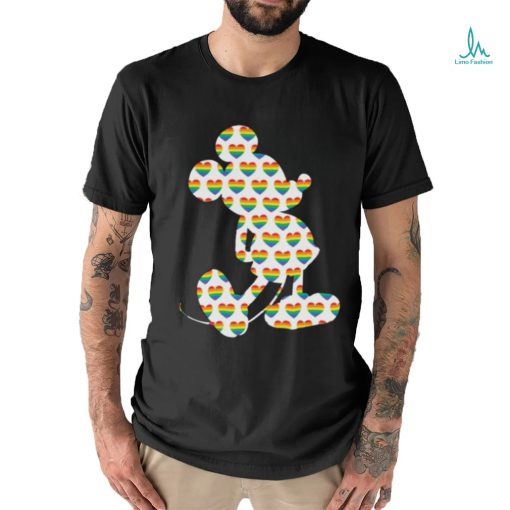 Mickey Pride Mickey Pride Hearts Mickey LGBTQ Shirt