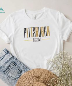 Minimalist Pittsburgh Baseball Tshirt Gift For Pirates Fans