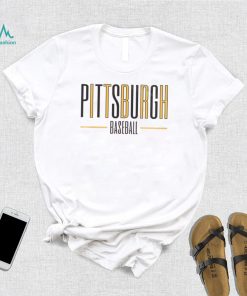 Minimalist Pittsburgh Baseball Tshirt Gift For Pirates Fans