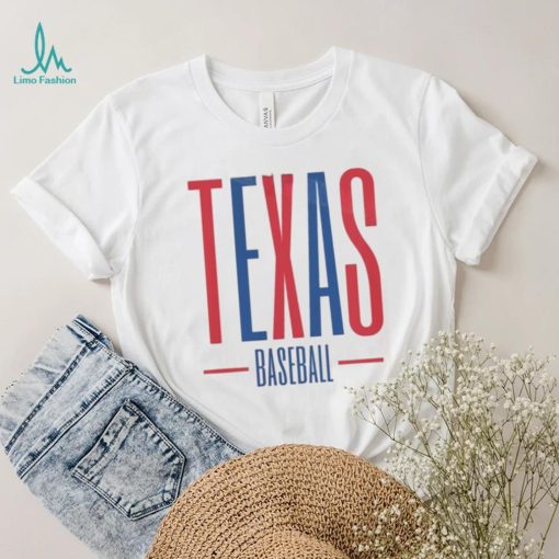 Minimalist Texas Baseball Tshirt Texas Game Day Apparel