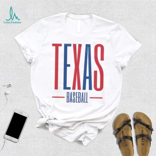 Minimalist Texas Baseball Tshirt Texas Game Day Apparel