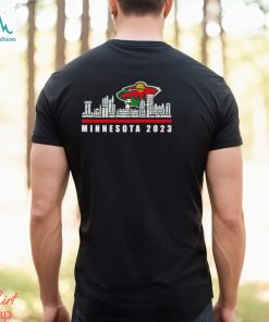 Minnesota Wild 2023 Season Team Players Names In City shirt
