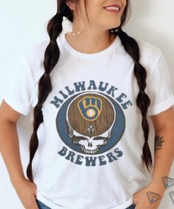 Mlb X Grateful Dead X Brewers Skull Keg Shirt