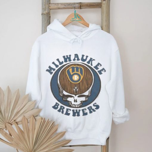 Mlb X Grateful Dead X Brewers Skull Keg Shirt