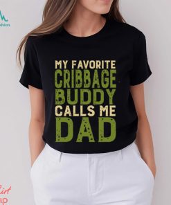 My Favorite Cribbage Buddy Calls Me Dad Anime Art Unisex T Shirt