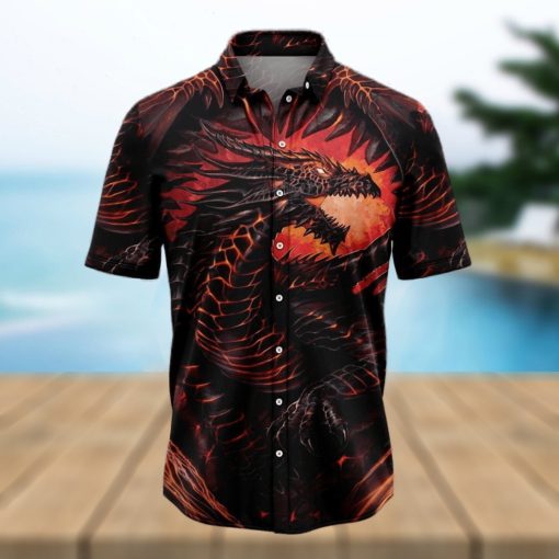 Mythical Dragon Tropical Hawaiian Shirt For Men And Women