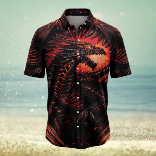 Mythical Dragon Tropical Hawaiian Shirt For Men And Women