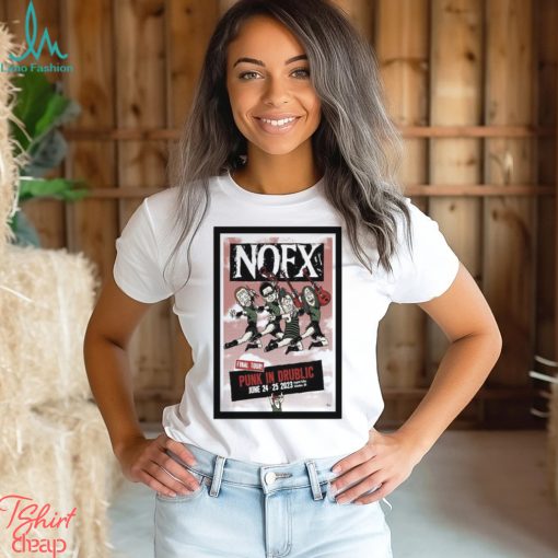 NOFX Punk Tour Columbus, OH June 24 25 2023 Poster shirt
