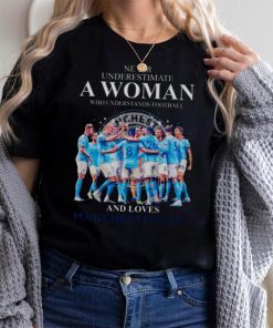 Never Underestimate A Woman Who Understands Football And Loves Manchester City 2023 Shirt