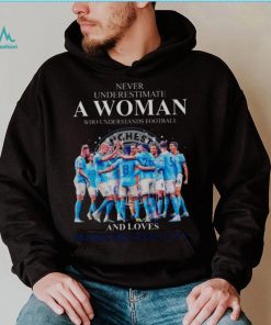 Never Underestimate A Woman Who Understands Football And Loves Manchester City 2023 Shirt