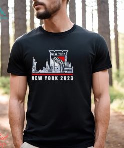 New York Rangers 2023 Season Team Players Names In City shirt