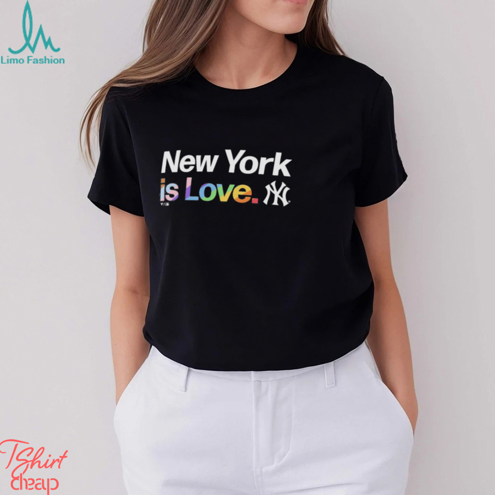 New York Yankees Is Love City Pride Shirt - Limotees