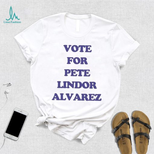 New york mets vote for pete lindor alvarez shirt