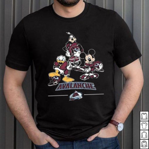 Nhl Colorado Avalanche Mickey Donald Goofy Fan Shirt