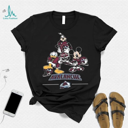 Nhl Colorado Avalanche Mickey Donald Goofy Fan Shirt