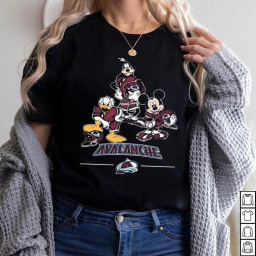 Nhl Colorado Avalanche Mickey Donald Goofy Fan Shirt