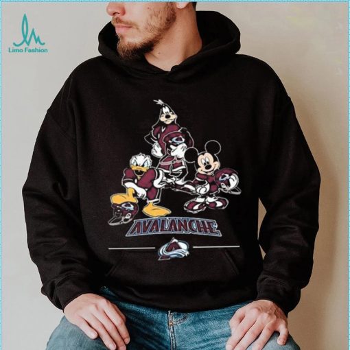 Nhl Colorado Avalanche Mickey Donald Goofy Fan Shirt