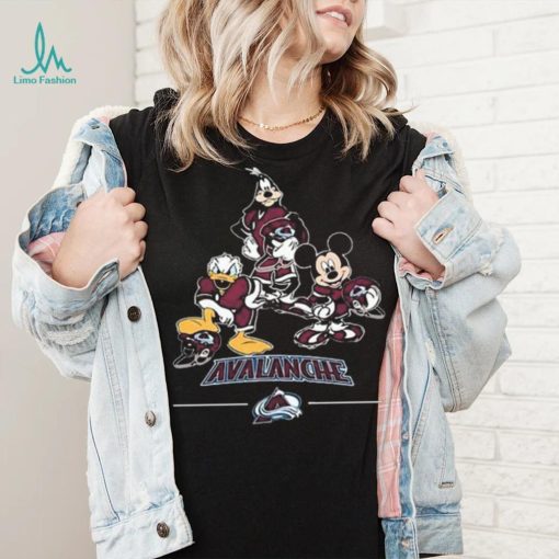 Nhl Colorado Avalanche Mickey Donald Goofy Fan Shirt