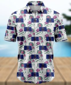 North Dakota Wild Prairie Rose Tropical Hawaiian Shirt For Men And Women