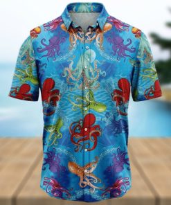 Octopus Ocean Tropical Hawaiian Shirt For Men And Women
