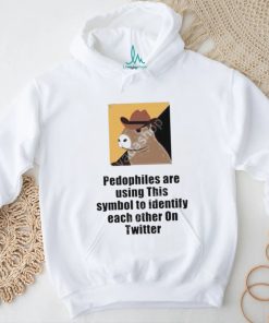 Offcial pedophiles are using this symbol to identify each other on twitter libertycappy shirt