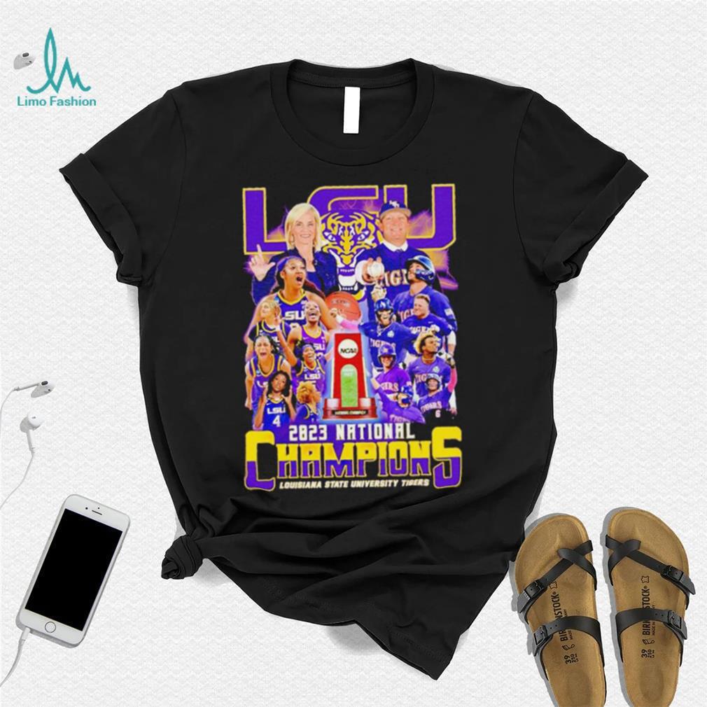 Official 2023 National Champions Louisiana State University Tigers Shirt Official 2023 National Champions Louisiana State University Tigers Shirt