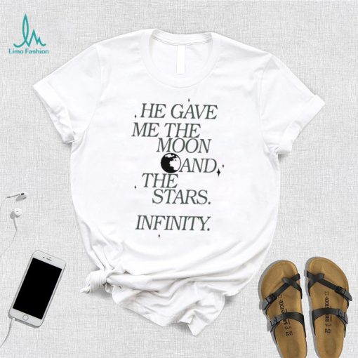 Official Ae X The Summer I Turned Pretty Merch He Gave Me The Moon And The Stars Infinity Shirt