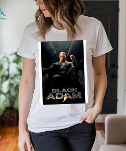 Official Cheap Dwayne Johnson DC Comics Movie Black Adam Poster t shirt