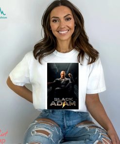 Official Cheap Dwayne Johnson DC Comics Movie Black Adam Poster t shirt