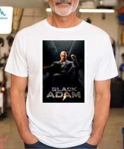 Official Cheap Dwayne Johnson DC Comics Movie Black Adam Poster t shirt