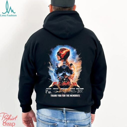 Official DC The Flash Thank You For The Memories signatures shirt