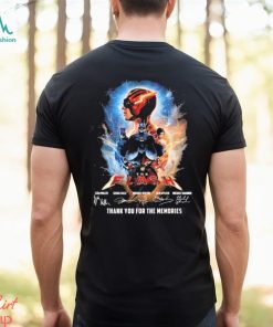 Official DC The Flash Thank You For The Memories signatures shirt