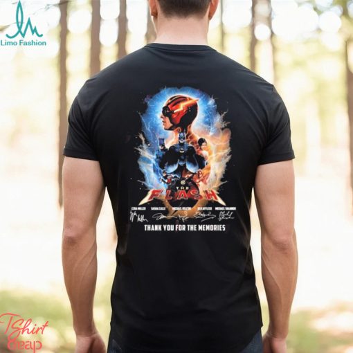 Official DC The Flash Thank You For The Memories signatures shirt