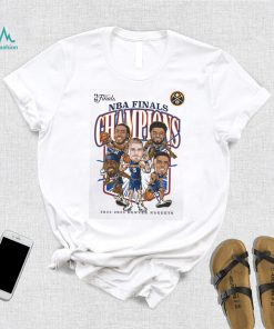 Official Denver Nuggets 2023 Nba Finals Champions Windmill Team Caricature T Shirt