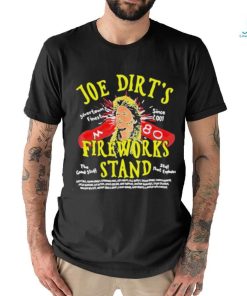 Official Fireworks Stand Cartoon Joe Dirt T t shirt