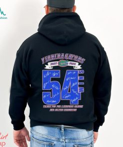 Official Florida Gators 54 Wins Thank You For A History Season And All The Memories Signatures Shirt