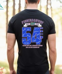 Official Florida Gators 54 Wins Thank You For A History Season And All The Memories Signatures Shirt