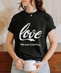 Official Fox news love we are colorful T shirt