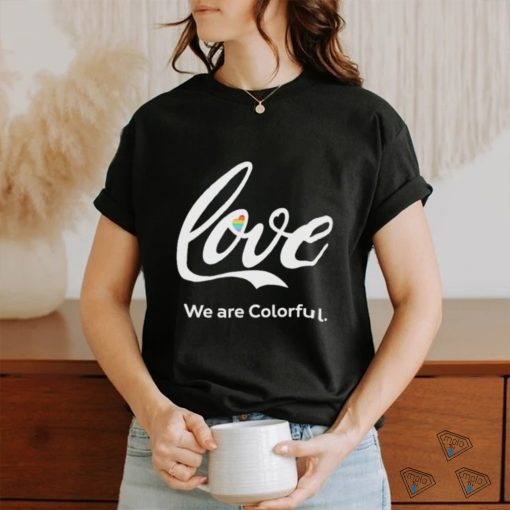 Official Fox news love we are colorful T shirt