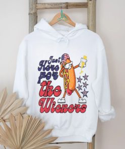 Official Hot Dog Just Here For The Wieners 4th Of July T shirt