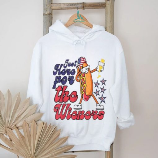 Official Hot Dog Just Here For The Wieners 4th Of July T shirt