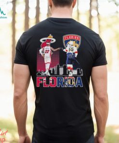 Official Jimmy Butler and Tkachuk Florida city skyline signatures shirt